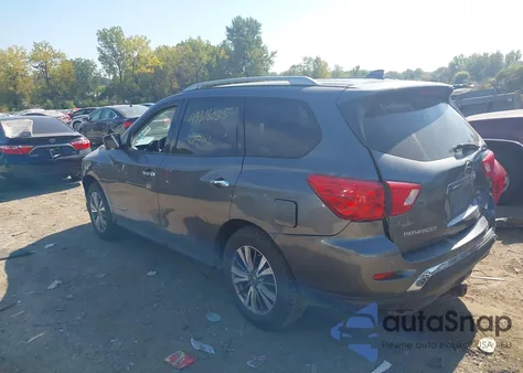 2019 Nissan Pathfinder Sl из США, поврежденный, VIN 5N1DR2MM8KC585665